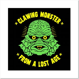 Clawing monster from a lost age Posters and Art